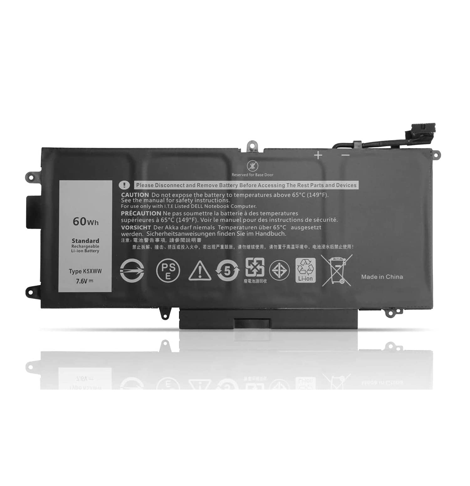 Batterie 97Wh Original 6 cellules (GPM03/6GTPY) pour Dell XPS 15 (9560