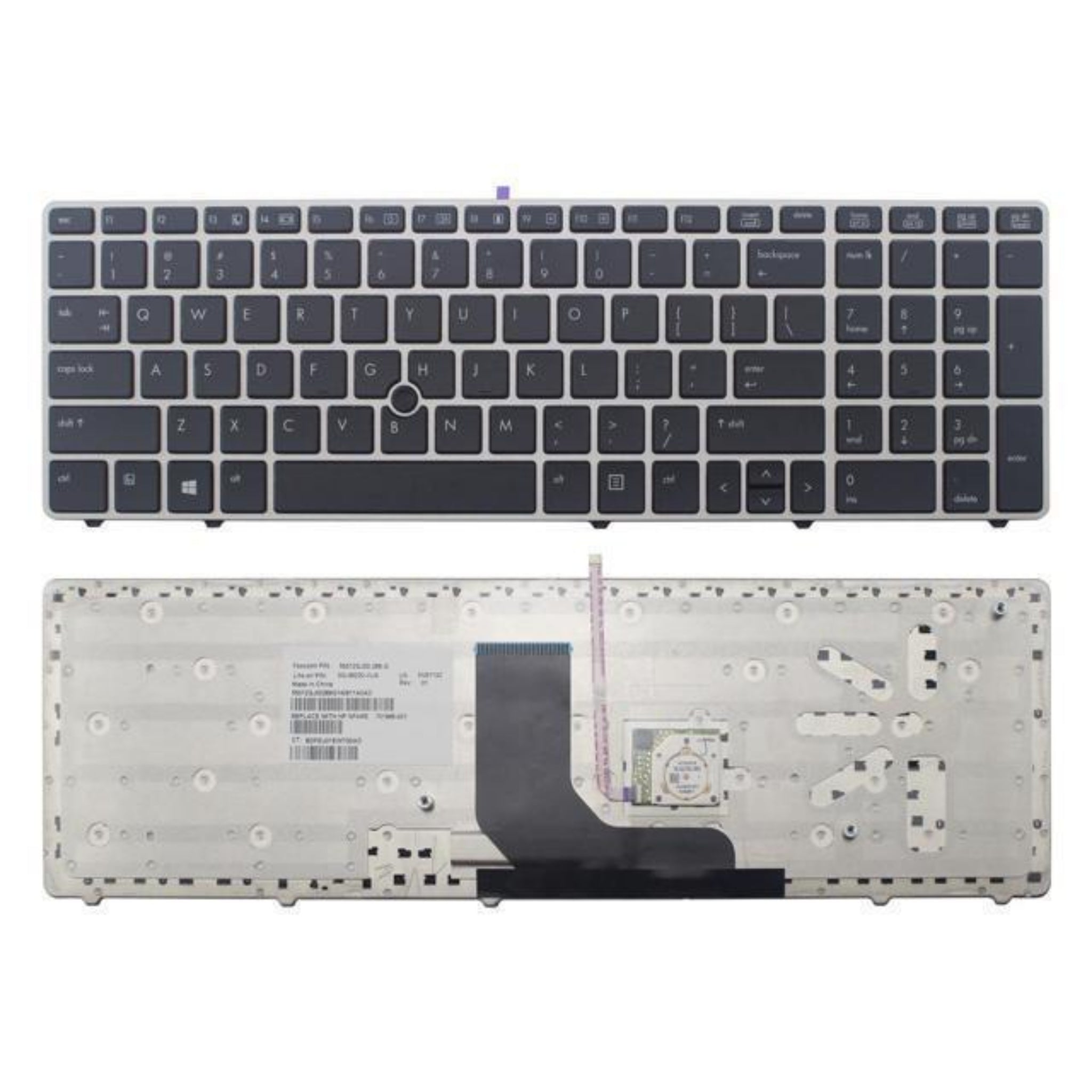 Tastiera Francese AZERTY Originale HP EliteBook 8730W - Nuova - Foto 5