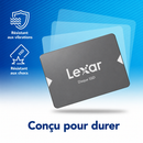 256 Go SSD Lexar NS100 Interne SATA III 2,5”