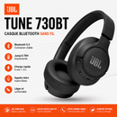 Casque JBL Tune 730BT – Bluetooth 5.3, Son Haute Qualité et 76 h d’autonomie