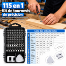 Kit de Tournevis de Précision 115 en 1 – Réparation Électronique