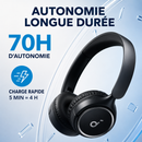 Casque Anker Soundcore H30i – 70H d’Autonomie, Bluetooth 5.3 et Son Pure Bass