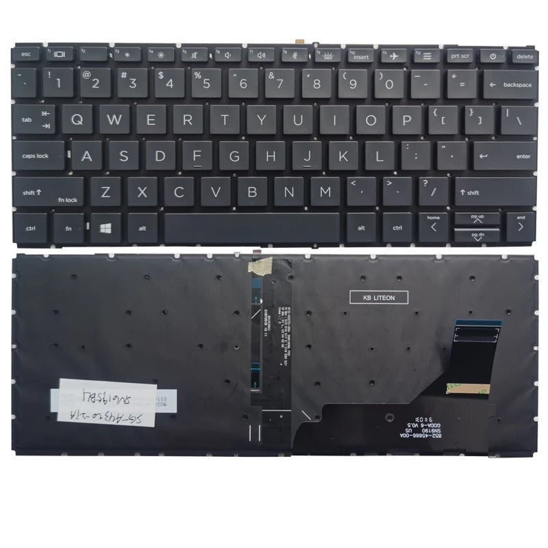 Clavier HP ProBook 430 G8 G9, 630 G8 G9, 435 G8, Zhan 66 Pro 13 G4 G5 (Version UK & US)