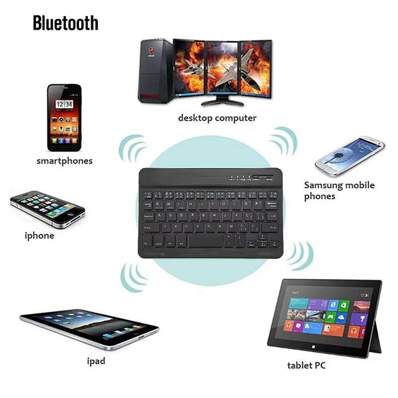 Clavier Sans Fil Bluetooth, Pour Ordinateur, Tablette, iMac, Téléphone Portable