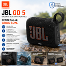 JBL GO 5 – Enceinte Bluetooth Portable Étanche IP68 | Jusqu’à 10 h d’Autonomie