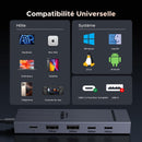 Hub Multiport 6 en 1 USB C, Ugreen Revodok Pro 106 Station d'accueil