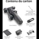 DJI Osmo Mobile 8 Stabilisateur, Suivi natif IA avec Audio et éclairage, Rotation panoramique à 360°