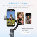 DJI Osmo Mobile 8 Stabilisateur, Suivi natif IA avec Audio et éclairage, Rotation panoramique à 360°