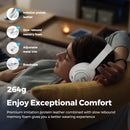 Casque SoundPEATS Space Bluetooth Sans Fil, 123 Heures d'autonomie, avec Suppression de bruit