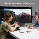 Hub Multiport 6 en 1 USB C, Ugreen Revodok Pro 106 Station d'accueil