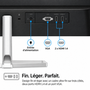 Moniteur HP Series 5 527sf 27 pouces Full HD IPS – 100 Hz, Antireflet, HDMI/VGA