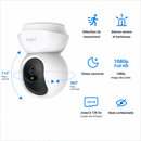 Caméra de Surveillance Tapo TC70, 360° Full HD 1080p