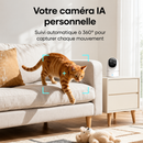 Caméra de Surveillance Intelligente Eufy 2K 360° avec Détection IA S220