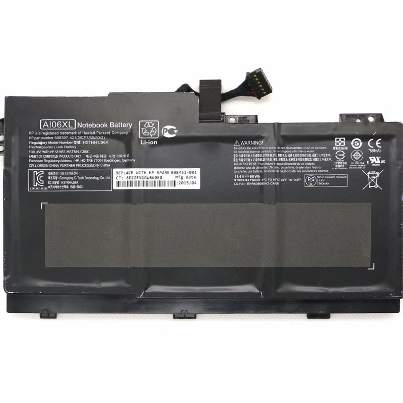 Batterie HP ZBook 17 G3 (Modèle AI06XL)