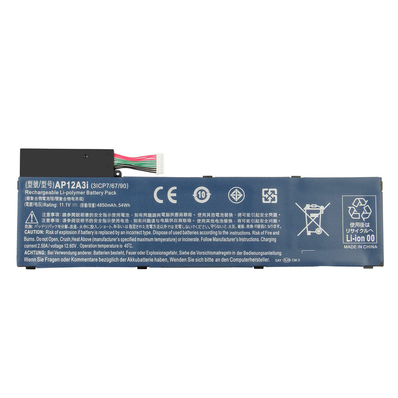 Batterie Acer TravelMate P645 P648, Aspire M3 M5 (Modèle AP12A3I)