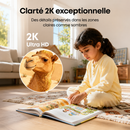 Caméra de Surveillance Intelligente Eufy 2K 360° avec Détection IA S220