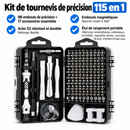 Kit de Tournevis de Précision 115 en 1 – Réparation Électronique