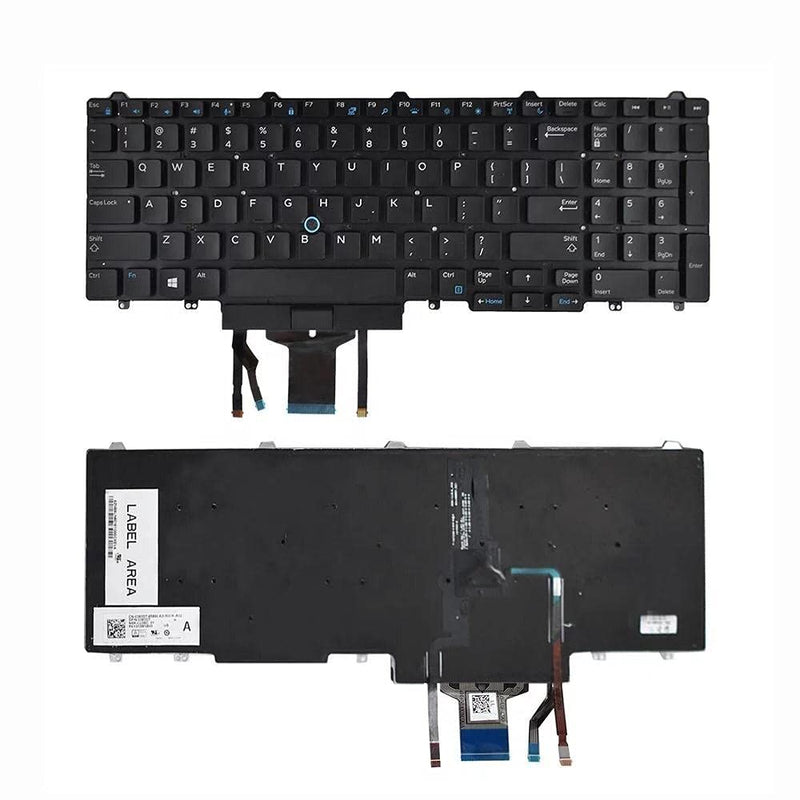 Clavier Dell Latitude E5550, E5570, 5580, 5590, et Precision 7510, 7720, 3510 (Version US et UK)