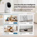 Caméra de Surveillance Intelligente Eufy 2K 360° avec Détection IA S220
