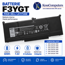 Batterie Dell Latitude 7480 7280 7290 7490 7380 7390 (Modèle F3YGT)