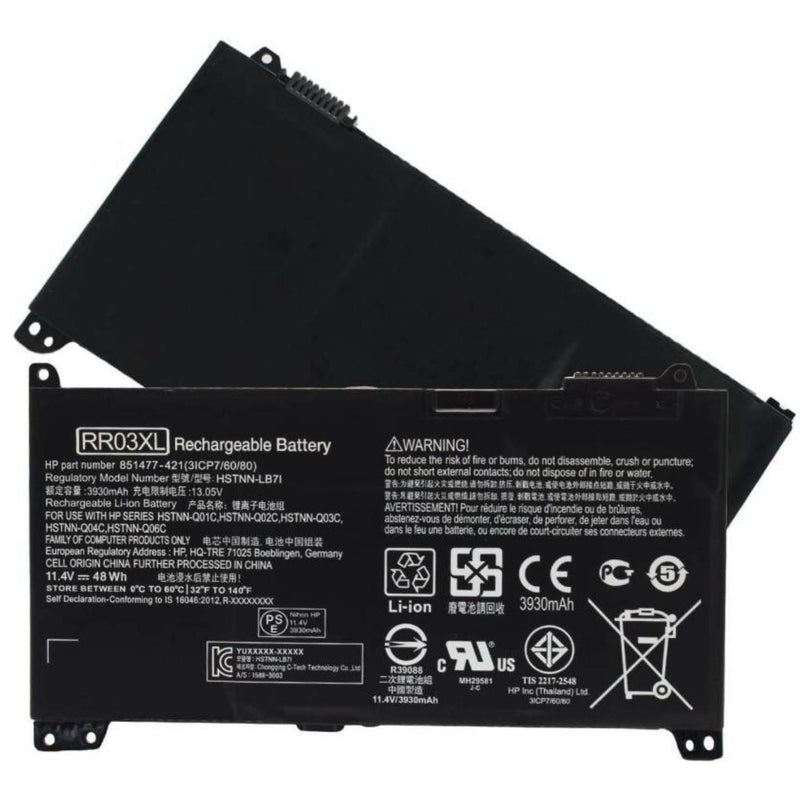 Batterie HP ProBook 430 G4 G5, 440 G4 G5, 450 G4 G5, G4 G5, HP Zhan 66 Pro G1 (Modèle RR03XL)