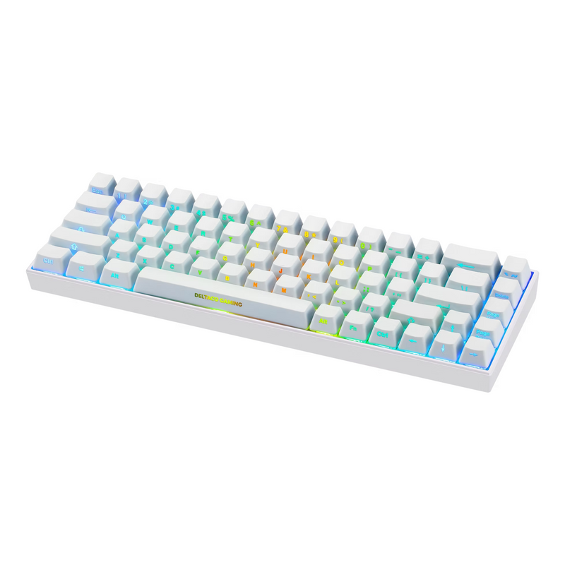 Clavier Français Sans Fil Deltaco WK95R, Azerty Rétroéclairé Gaming, Pour Ordinateur, iMac, Tablette