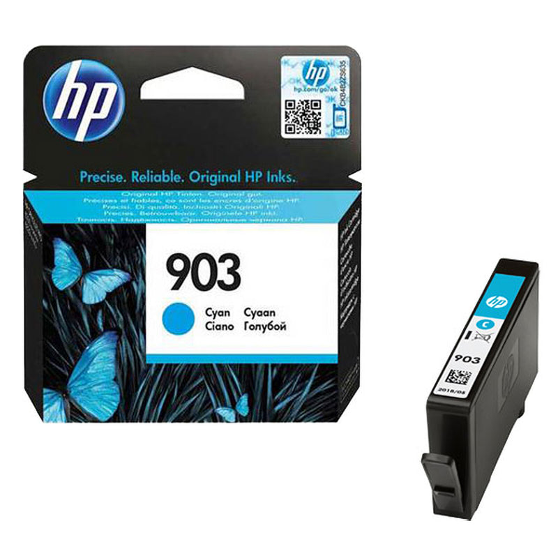 HP 903 Cartouche d'Encre Cyan Authentique (T6L87AE) pour HP OfficeJet 6950, HP OfficeJet Pro 6960 / 6970