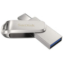 64 Go Clé USB 3.1 Sandisk Ultra Luxe Double Connectique Type-C & USB Type-A