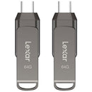 64 Go Clé USB Lexar JumpDrive D400 3.2 Type-C