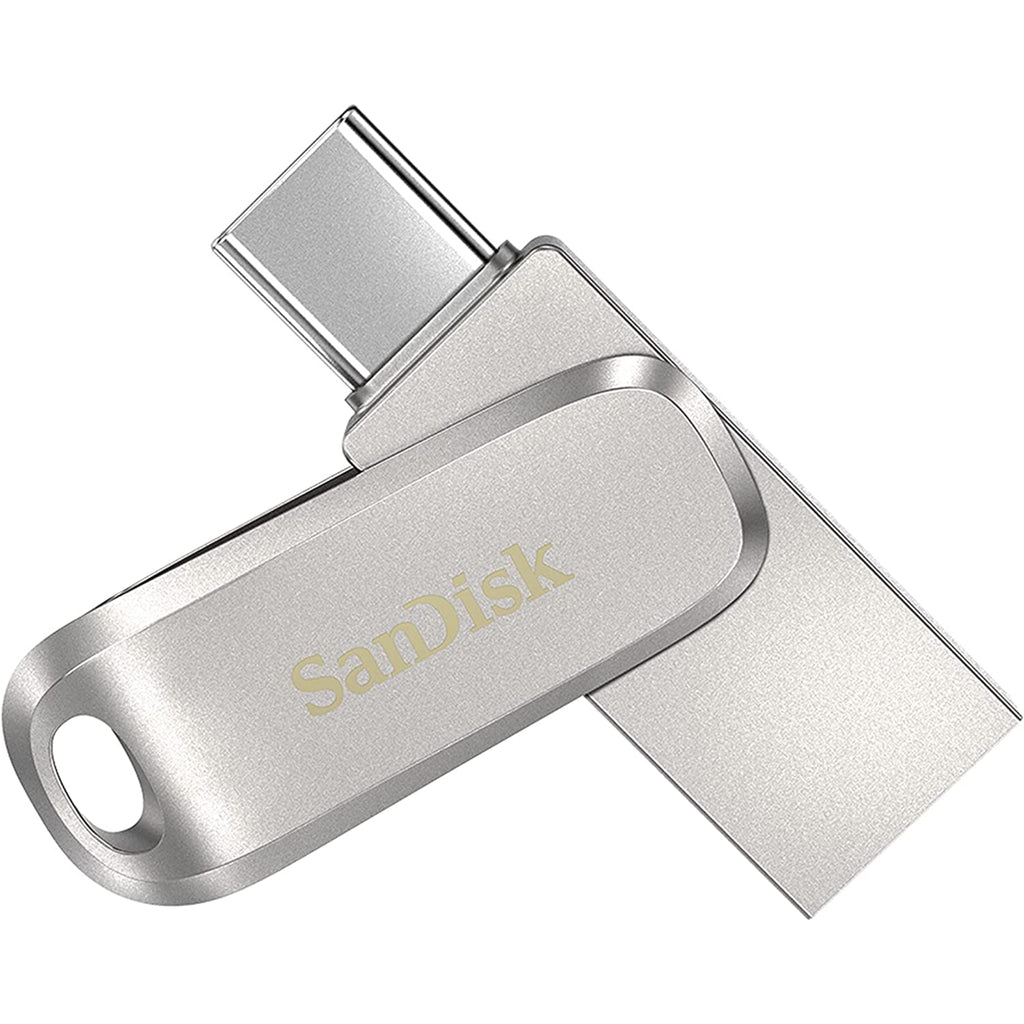 64 Go Clé USB 3.1 Sandisk Ultra Luxe Double Connectique Type-C & USB T