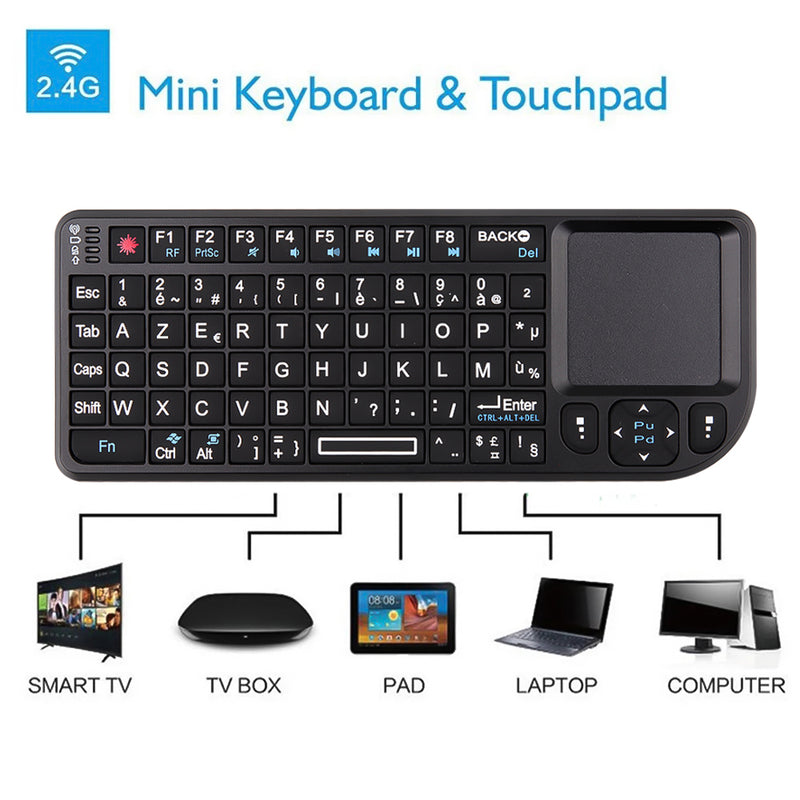 Clavier et souris sans fil 2.4G Mini clavier et souris sans fil Mini  clavier Bluetooth