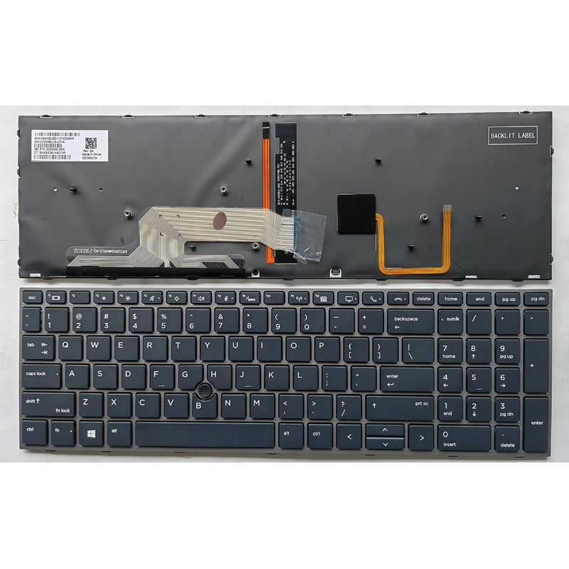 Clavier HP ZBook 15 G5 G6, ZBook 17 G5 G6