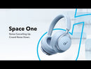 Casque Anker Soundcore Space One, Réduction de bruit améliorée, Bleu Ciel