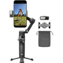 DJI Osmo Mobile 8 Stabilisateur, Suivi natif IA avec Audio et éclairage, Rotation panoramique à 360°