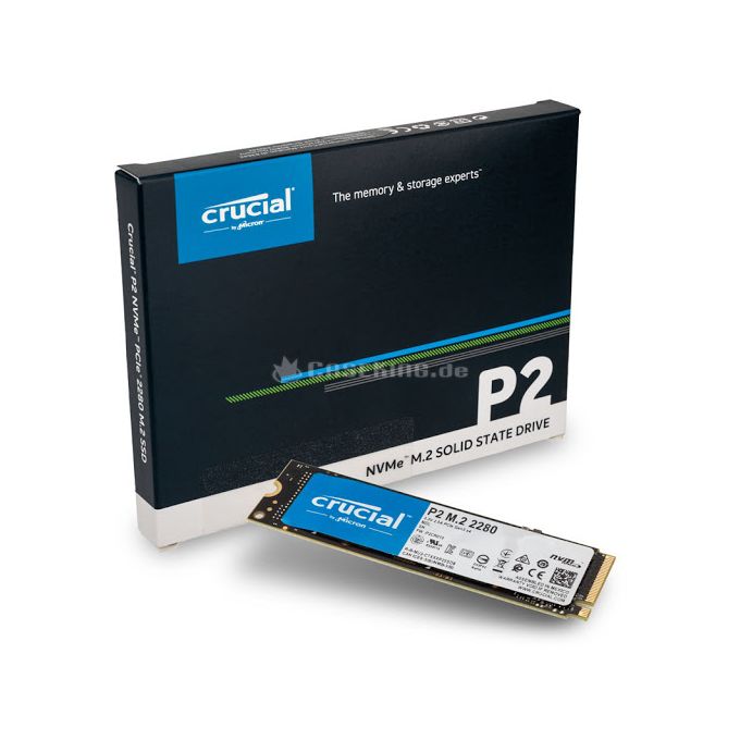 500 Go SSD M.2 Crucial P2 PCIe NVMe Interne