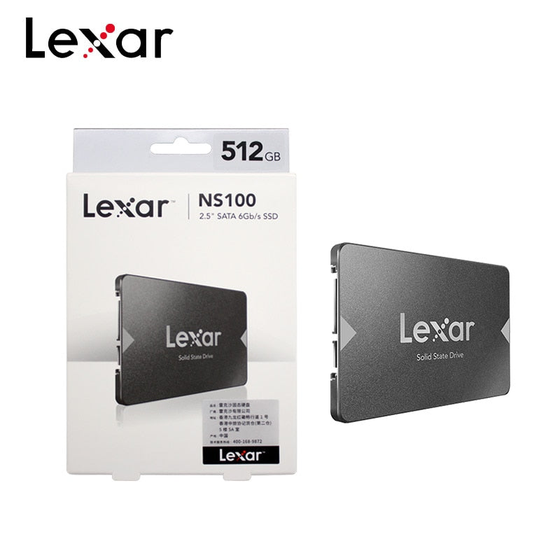 512 Go SSD Lexar NS100 Interne SATA 2.5