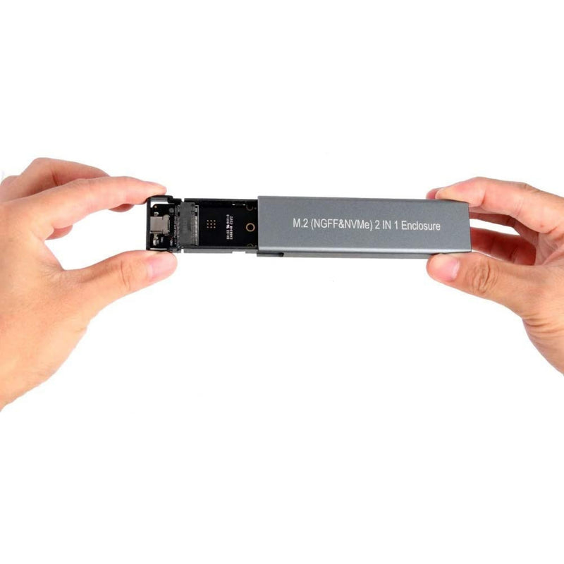 Clé USB3.1 Type-C à M.2 M Boîtier SSD NVMe SSD Box Boîtier de
