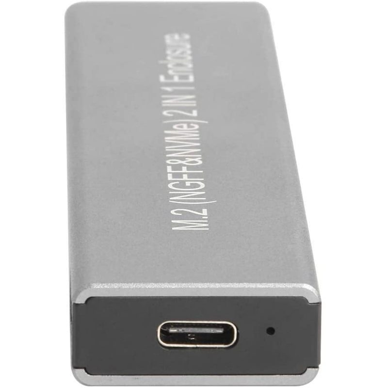 Boîtier de Disque SSD M.2 NVME et NGFF (2 en 1) Externe Type C Haysenser