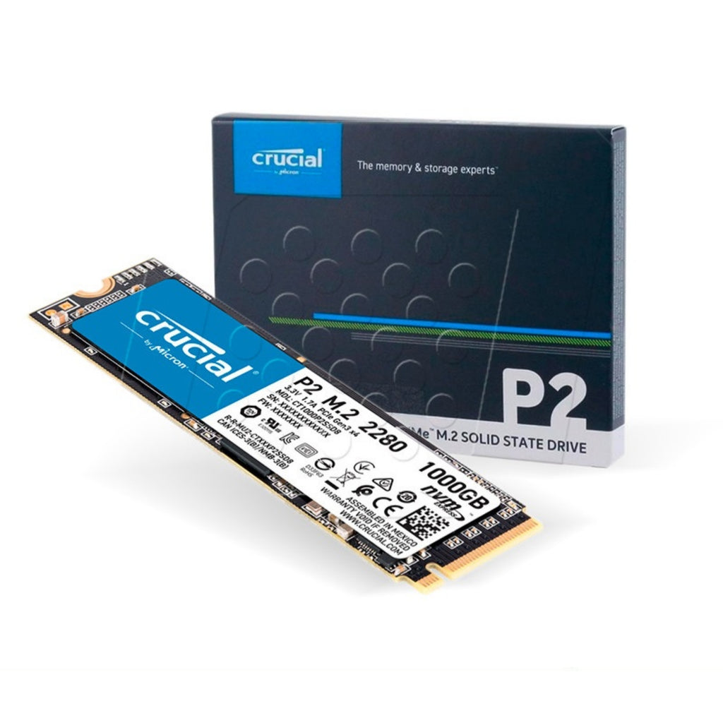 Crucial P2 - SSD - 500 Go - interne - M.2 2280 - PCIe 3.0 x4 (NVMe)