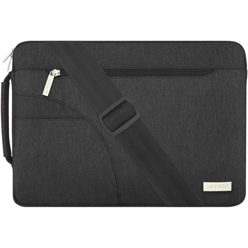 Sacoche Mosiso Polyester Noir Pour Ordinateur Portable de 13,3''