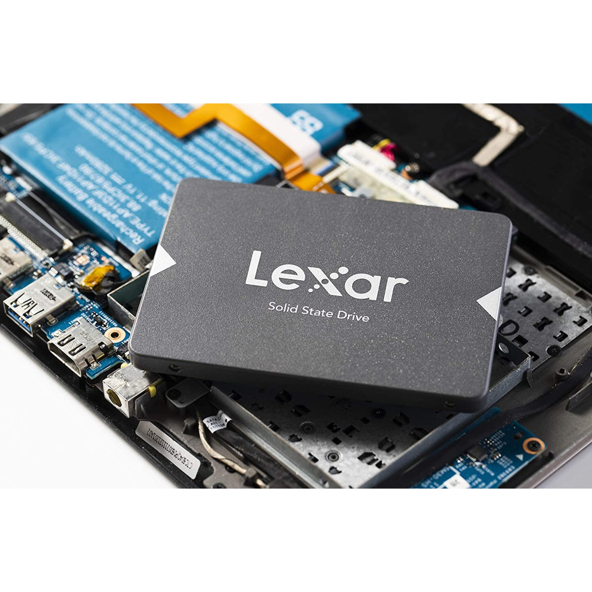 Lexar NS100 SSD 2.5" 512 Go SATA III – Jusqu'à 550 Mo/s, Boost Performances PC & Laptop
