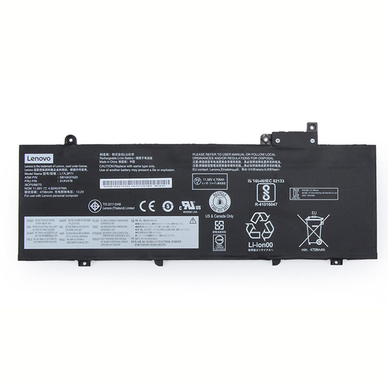Batteria L17L3P71 01AV478 per Lenovo Thinkpad T480s Batteria L17L3P71 01AV478 per Lenovo Thinkpad T480s
